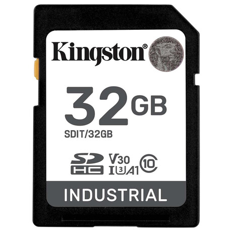 Kingston Industrial / SDHC / 32GB / UHS-I U3 / Class 10 (SDIT/32GB)