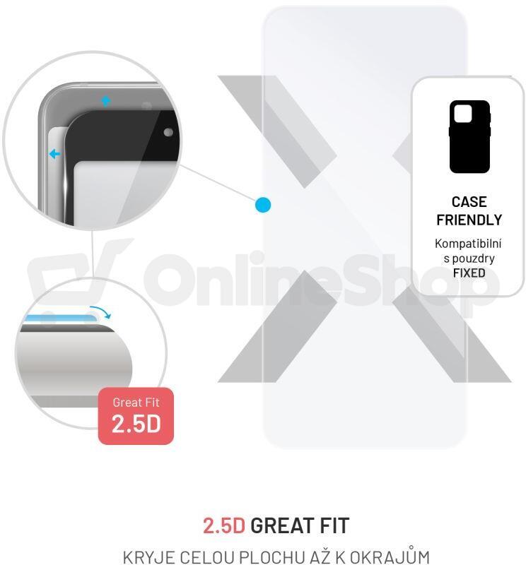 Ochranné tvrzené sklo FIXED pro Apple iPhone 15 Plus, čiré