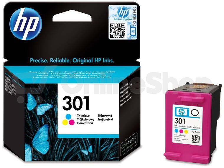 Cartridge HP ink. No. 301 color