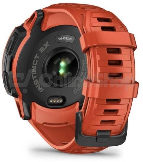 Chytré hodinky Garmin Instinct 2X Solar, Red
