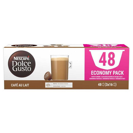 Kapsle Nescaf Dolce Gusto NESTLE Dolce Gusto Cafe Au Lait