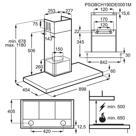 AEG DBE5960HB (foto 6)