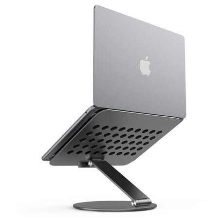 Hliníkový stojánek FIXED Frame Studio pro notebooky, space gray