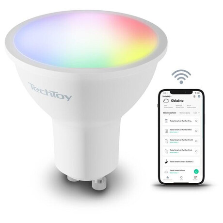 Chytr rovka Tesla Smart Bulb RGB 4,5 W, 3 ks