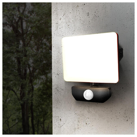 Solight LED reflektor Quick se sensorem, 10W, 850lm, 4000K, IP44, černý