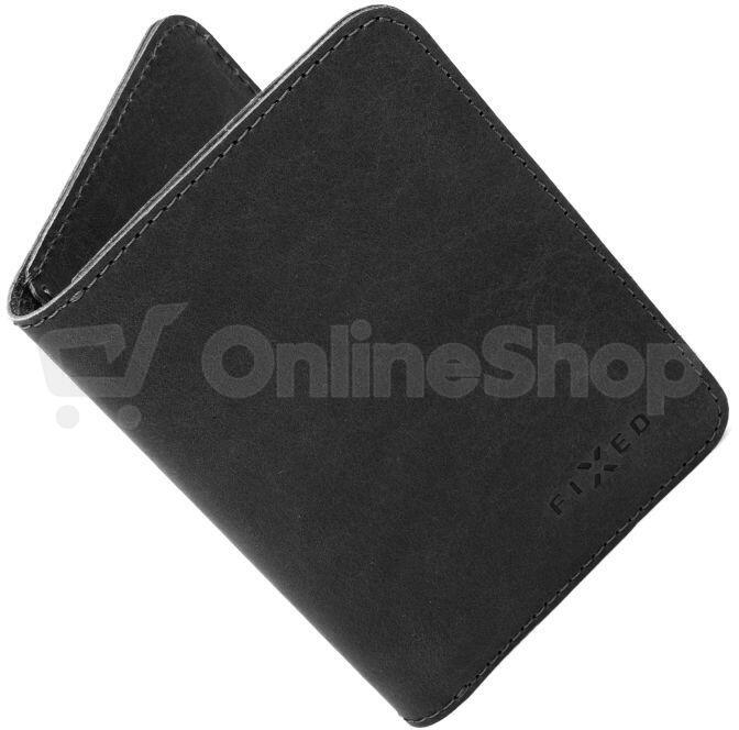 Kožená peněženka FIXED Wallet XL, černá
