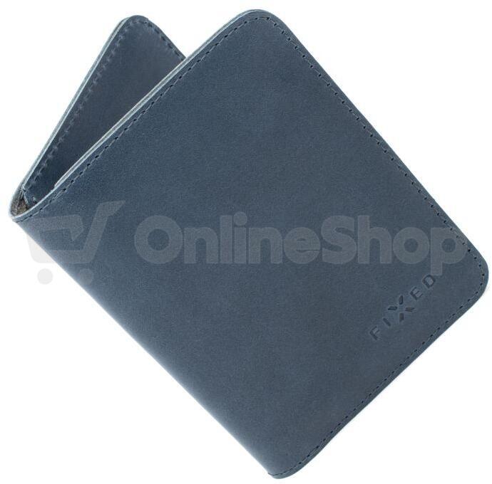 Kožená peněženka FIXED Wallet XL, modrá
