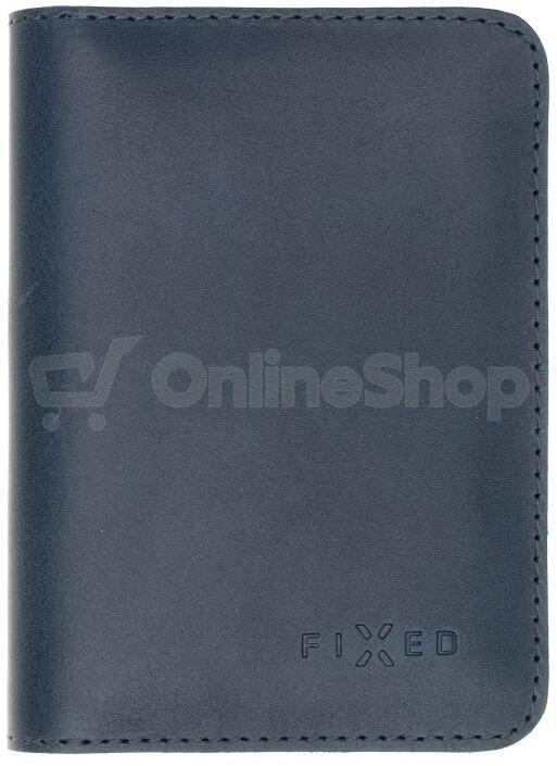 Kožená peněženka FIXED Wallet XL, modrá