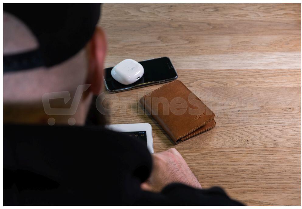 Kožená peněženka FIXED Wallet XL, hnědá