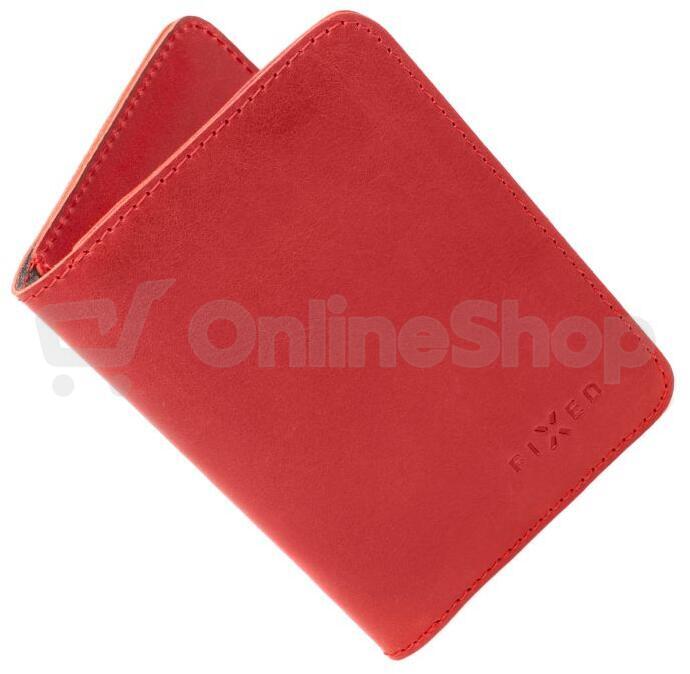 Kožená peněženka FIXED Wallet XL, červená
