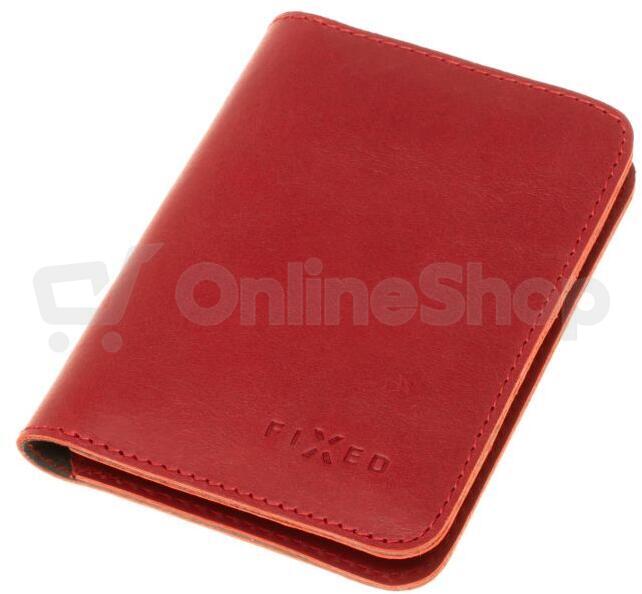 Kožená peněženka FIXED Wallet XL, červená