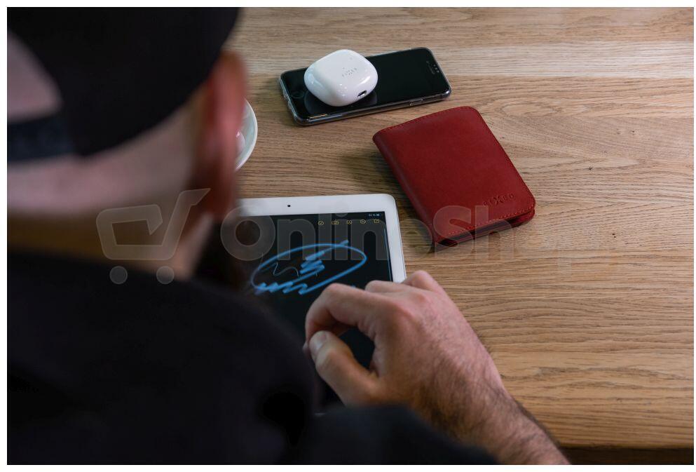 Kožená peněženka FIXED Wallet XL, červená