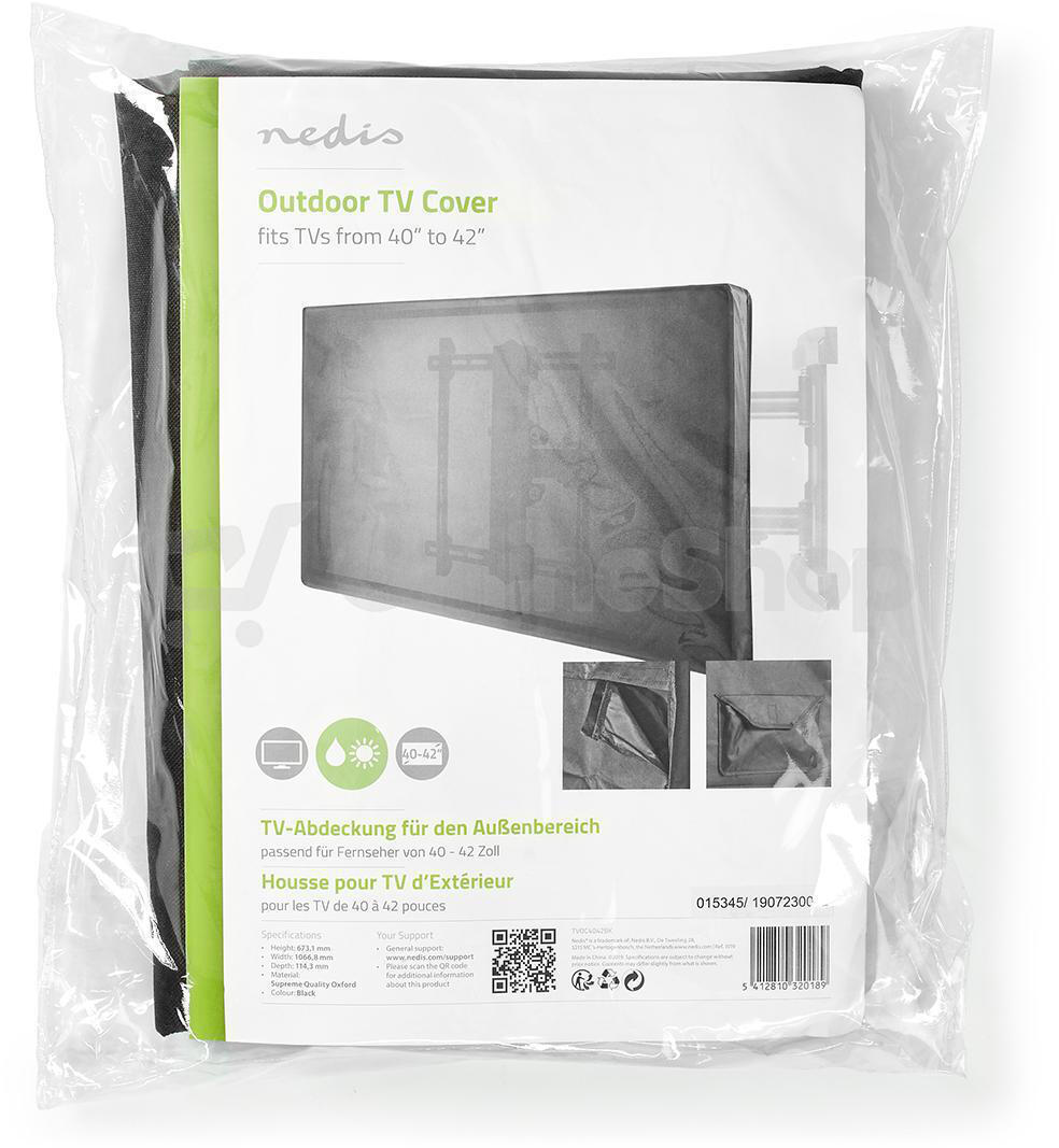 Venkovní Kryt TV NEDIS TVOC4042BK