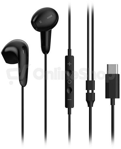 Sluchátka ALIGATOR AE007 Cool Music, USB-C, černá