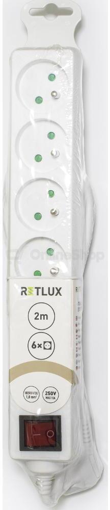 Prodlužovací kabel Retlux RPC 32 prod.pří. 2m/6 3×1,0mm