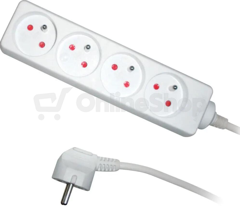 Prodlužovací kabel Retlux RPC 06 prodl.přívod1,5m/4 3×1