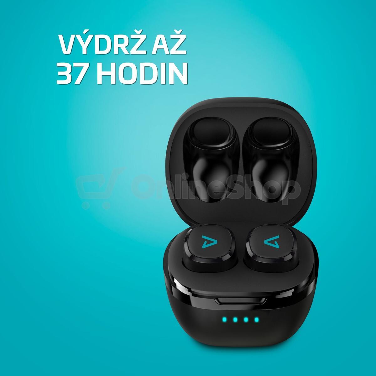 Bezdrátová sluchátka Lamax Dots2 Play, černá