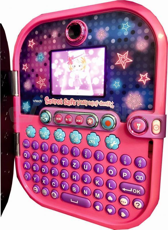 Interaktivní hračka Vtech Můj tajný deník, Kidi Secret Safe, černý