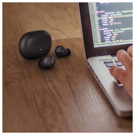 Bezdrtov sluchtka Lamax Dots3 ANC, ern