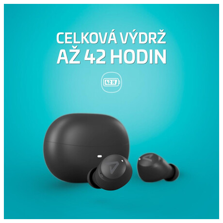 Bezdrtov sluchtka Lamax Dots3 ANC, ern