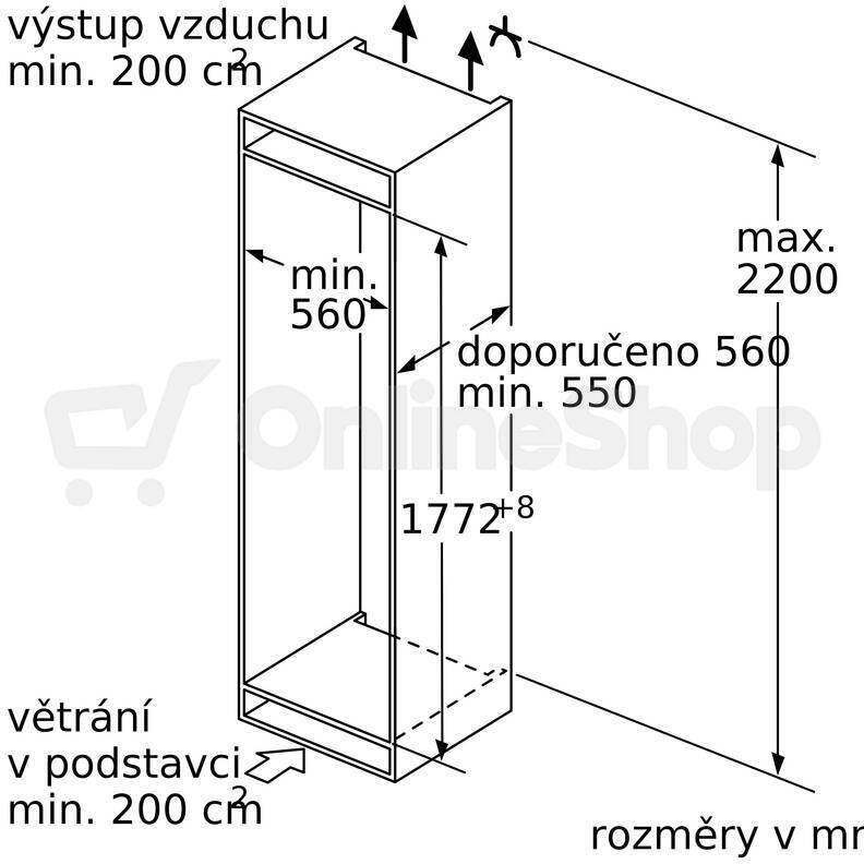 Chladnička Bosch KIF81PFE0