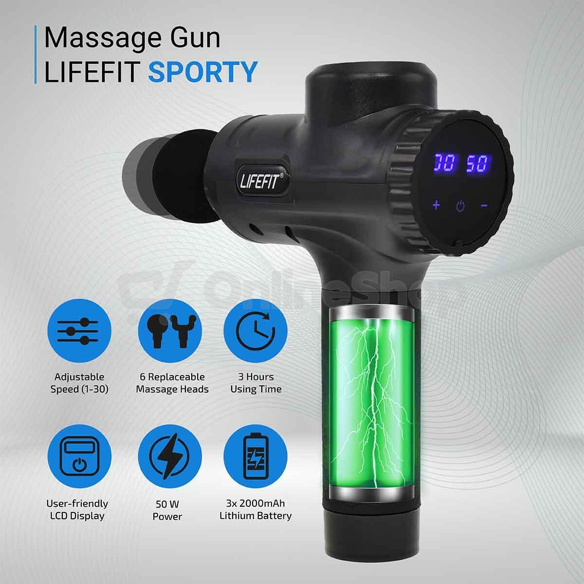 Masážní pistole LIFEFIT® SPORTY