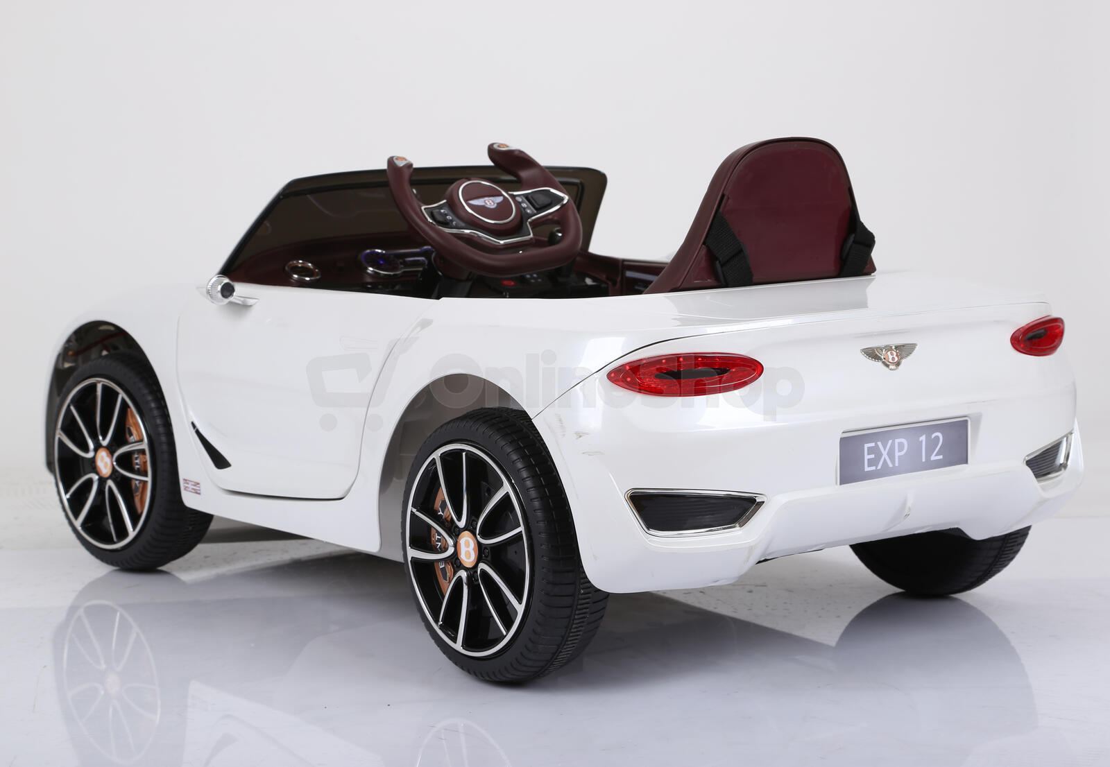 Dětské elektrické auto Bentley EXP 12 bílá ELJET