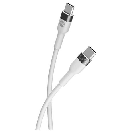 Forever Flexible USB-C/USB-C 2m&nbsp;100W bílý (foto 2)