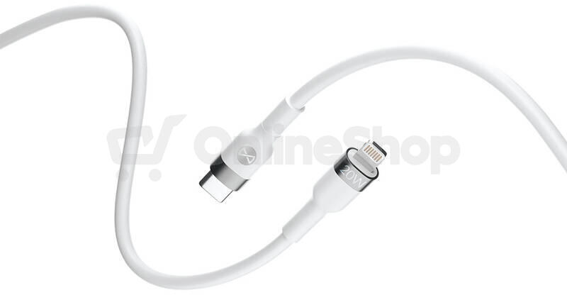 Kabel Forever Flexible USB-C/Lightning 1m 20W bílý