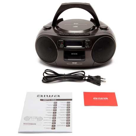 Radiomagnetofon AIWA BBTC-660DAB/BK, černý