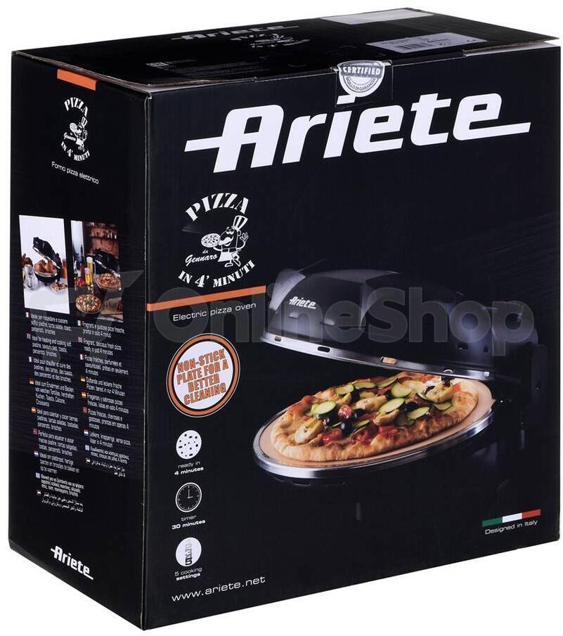 Pec na pizzu Ariete 917.BK, černá