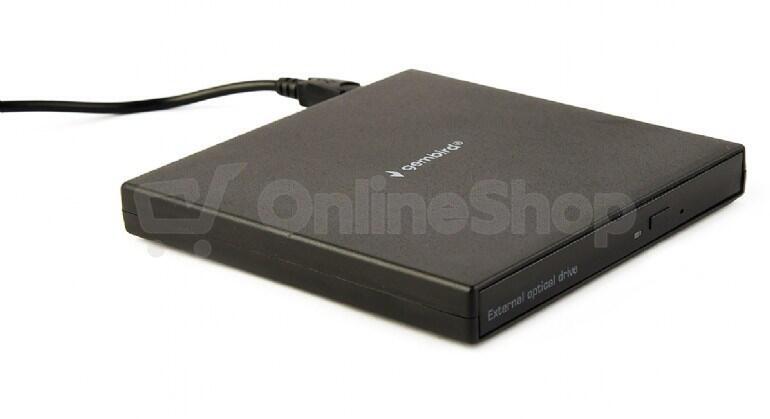 GEMBIRD externí DVD-ROM vypalovačka DVD-USB-04, černá