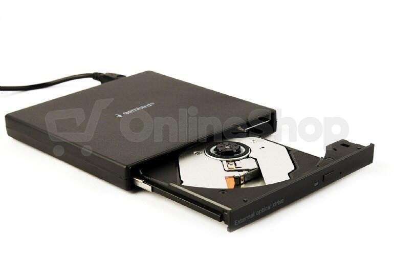 GEMBIRD externí DVD-ROM vypalovačka DVD-USB-04, černá