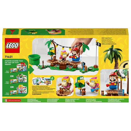 LEGO Super Mario 71421 Dixie Kong a koncert v dungli  roziujc set