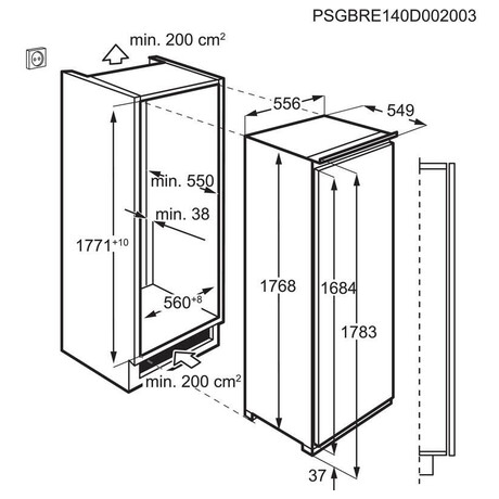 Mrazk AEG ABE818E6NC