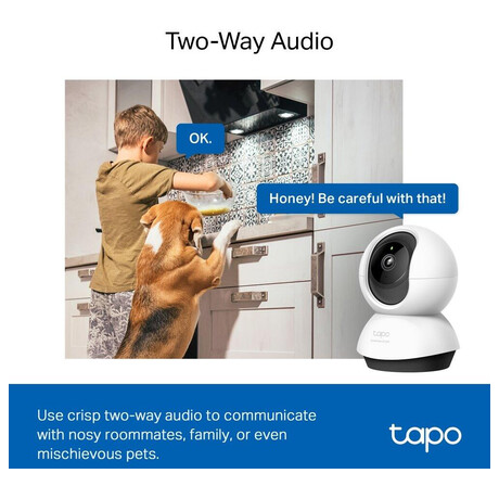 TP-Link tapo C220 Pan/Tilt AI Home Security Wi-Fi Camera