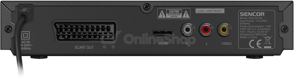DVD přehrávač Sencor SDV 2513H