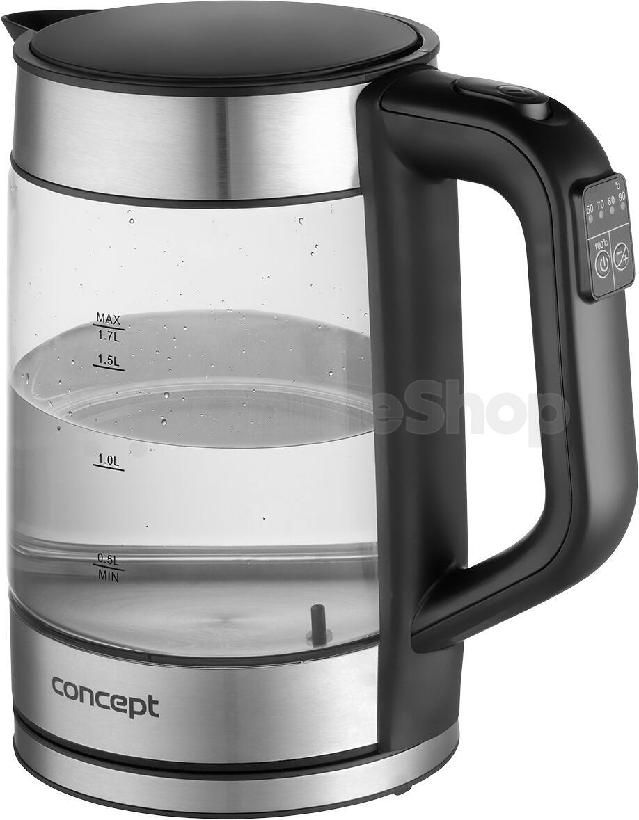 Rychlovarná konvice Concept RK4067, s regulací teploty, 1,7 l