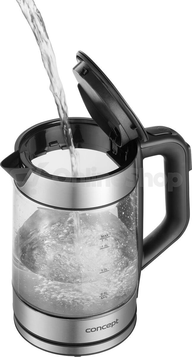 Rychlovarná konvice Concept RK4067, s regulací teploty, 1,7 l