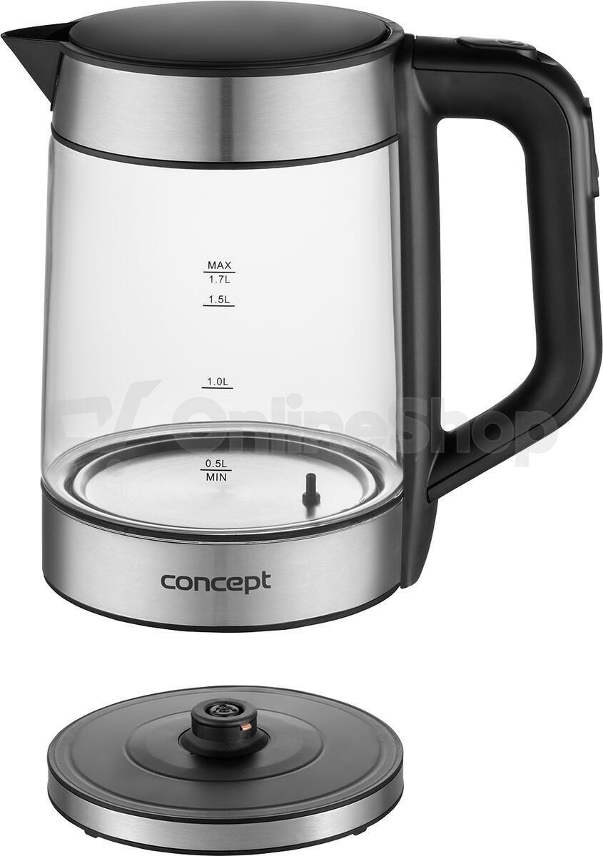 Rychlovarná konvice Concept RK4067, s regulací teploty, 1,7 l