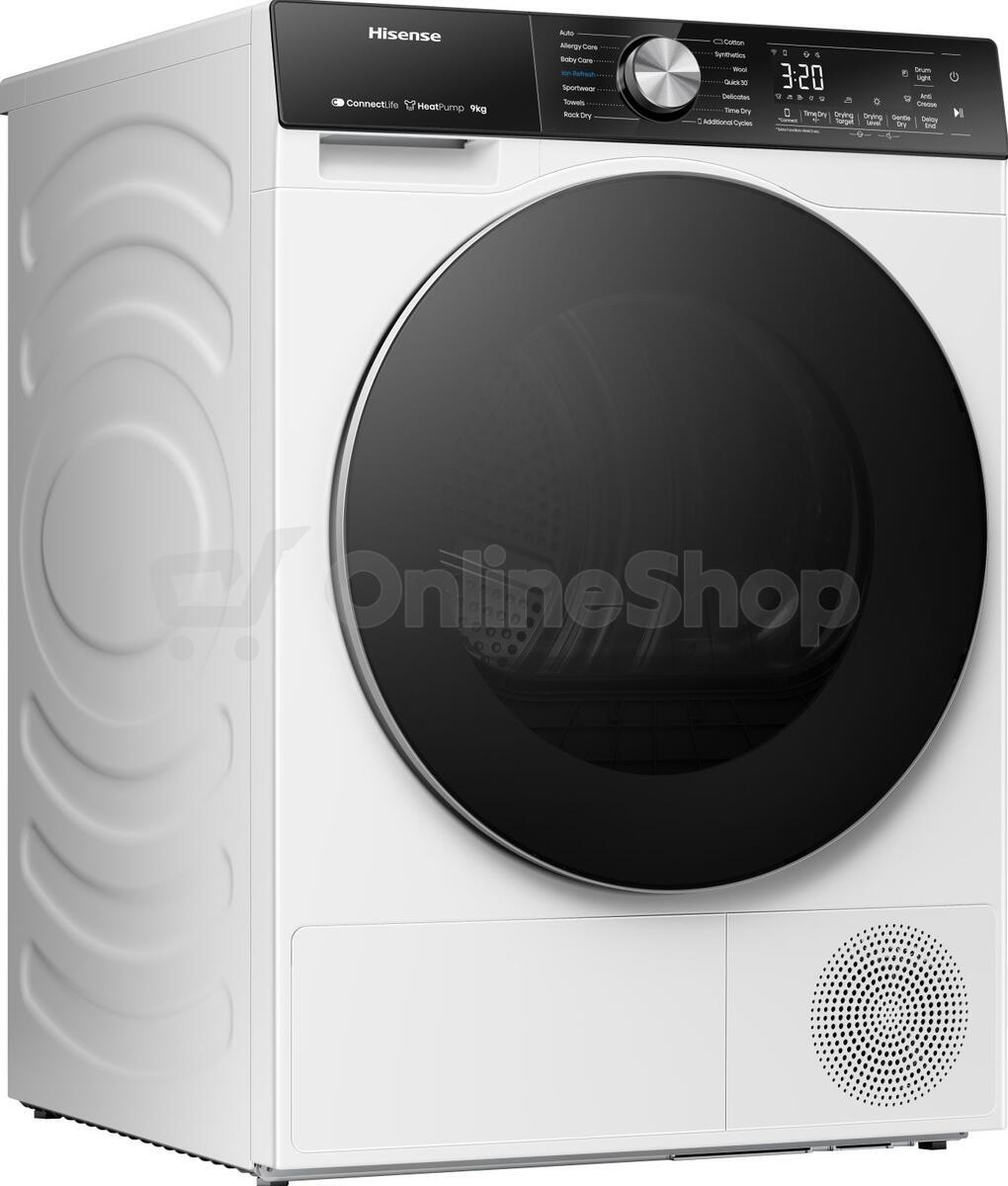 SET Pračka Hisense WF5S9045BW + Sušička prádla Hisense DH5S902BW