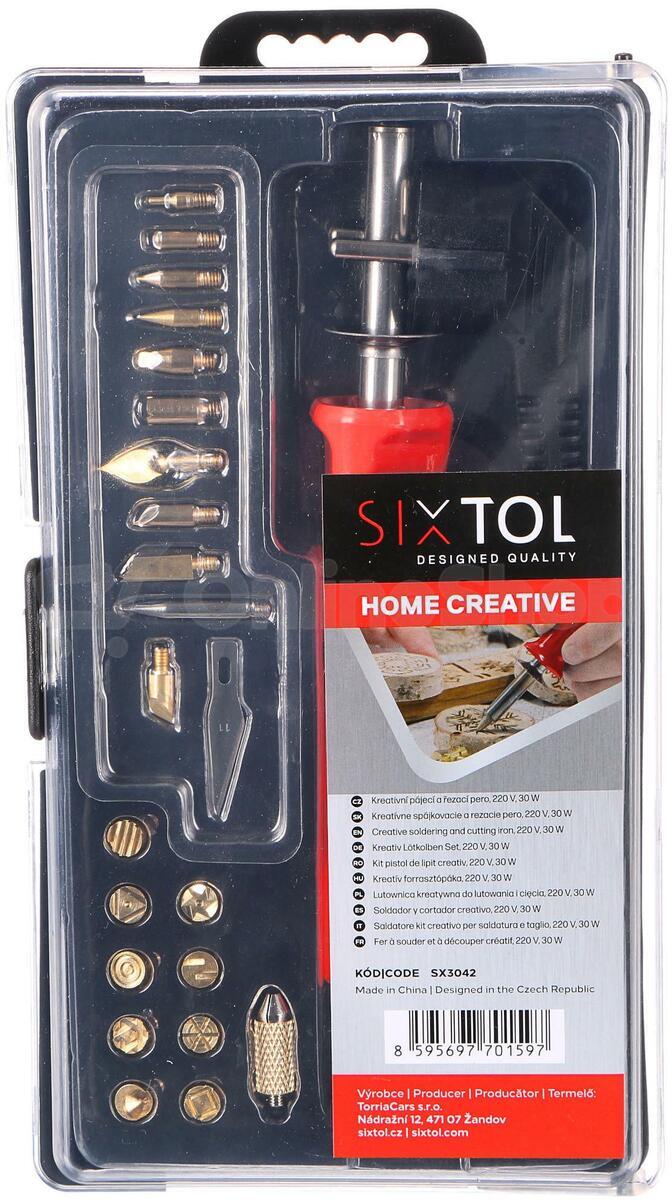 Kreativní pájecí a řezací pero HOME CREATIVE, 220V, 30W SIXTOL