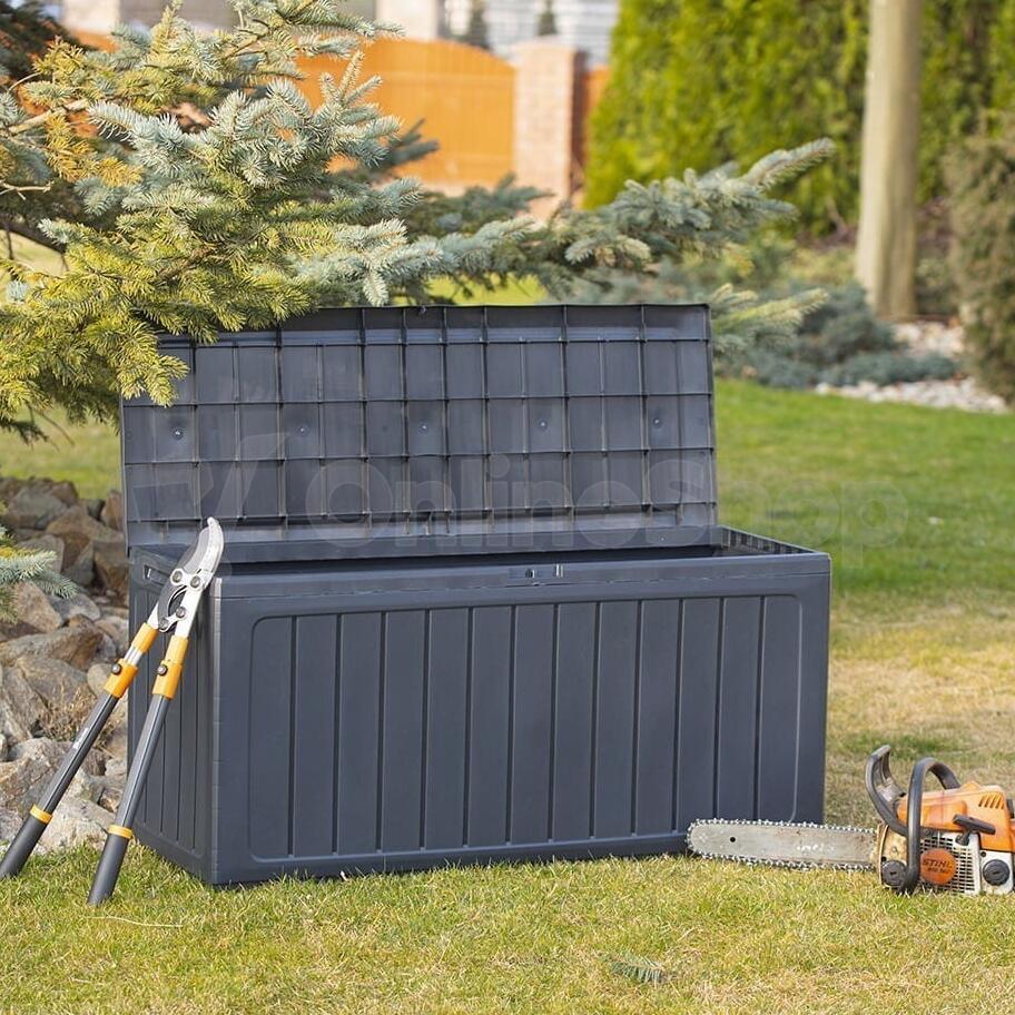 Zahradní box Prosperplast BOARDEBOX antracit 280L