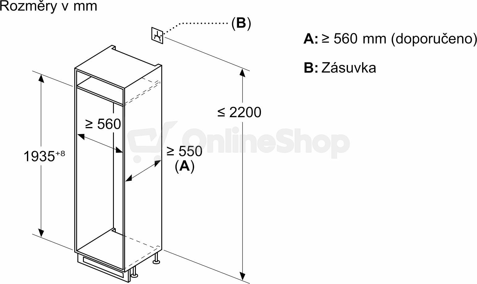 Chladnička Bosch KIN96NSE0 Serie 2