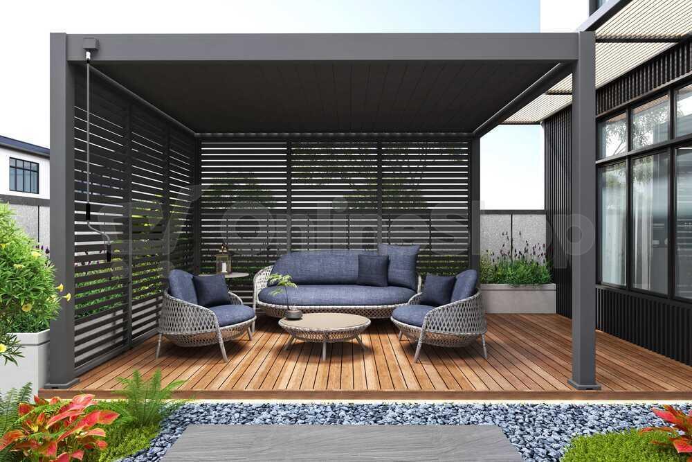 Pergola ROJA INTRO PLUS 4x3 m, hliník - volně stojící