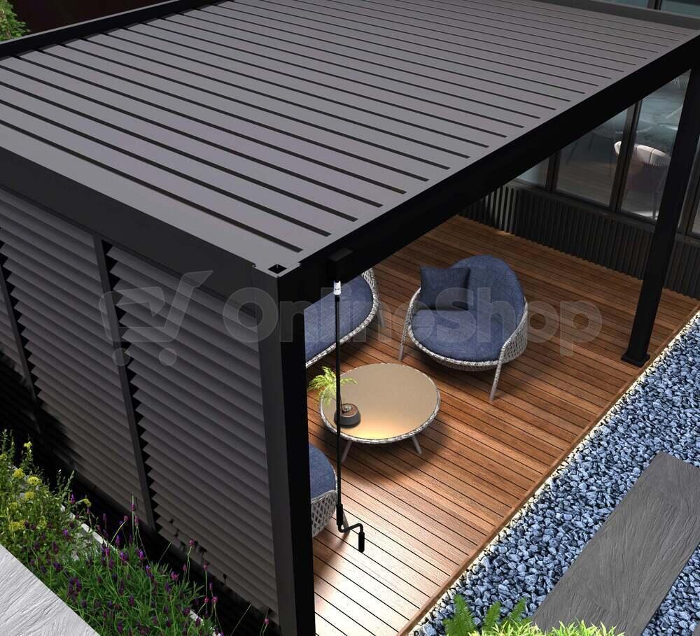 Pergola ROJA INTRO PLUS 4x3 m, hliník - volně stojící