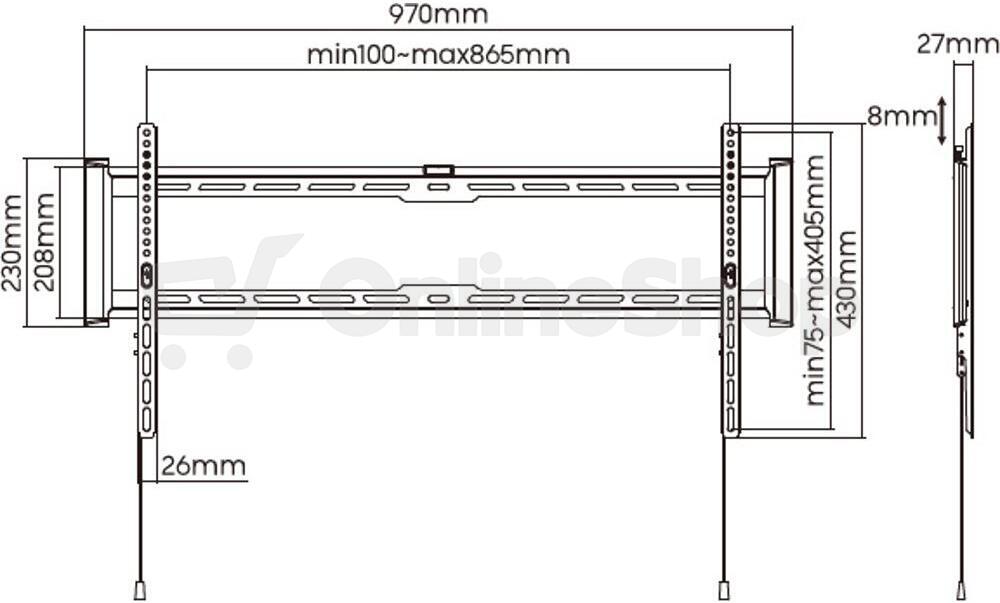 Držák TV Stell SHO 7210
