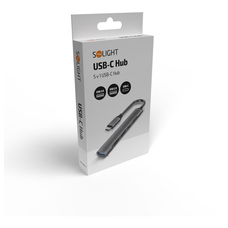 Solight 5v1 USB-C hub