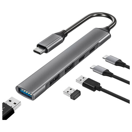 Solight 5v1 USB-C hub