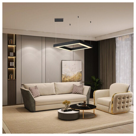 Immax NEO CANTO SLIM Smart zvsn svtidlo 80x80x7cm 60W ern Zigbee 3.0